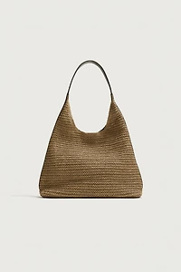 WOVEN SHOPPER BAG