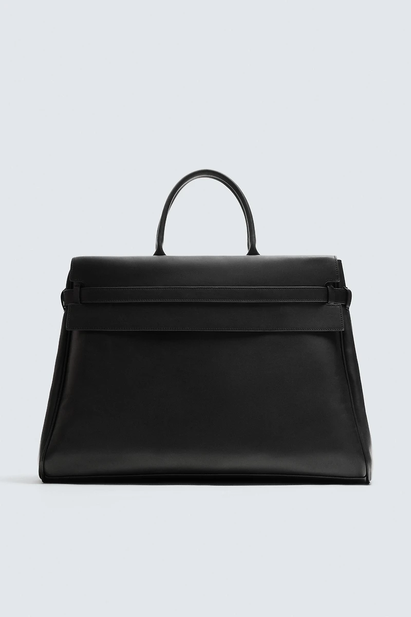 LEATHER HANDBAG