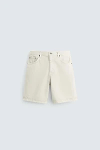 REGULAR FIT DENIM SHORTS