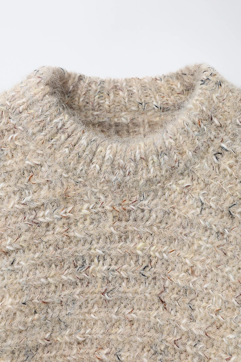 WOOL BLEND KNIT JUMPER