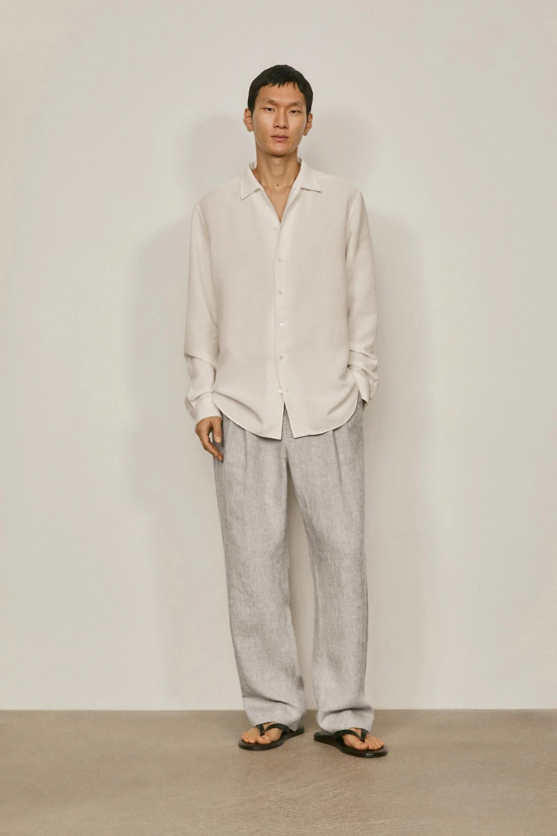 Linen blend shirt - LIMITED EDITION