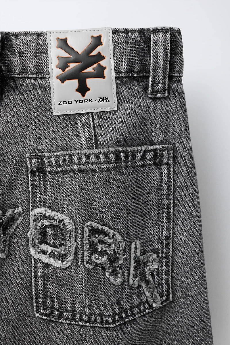 JEAN SKATER ZOO YORK® X ZARA