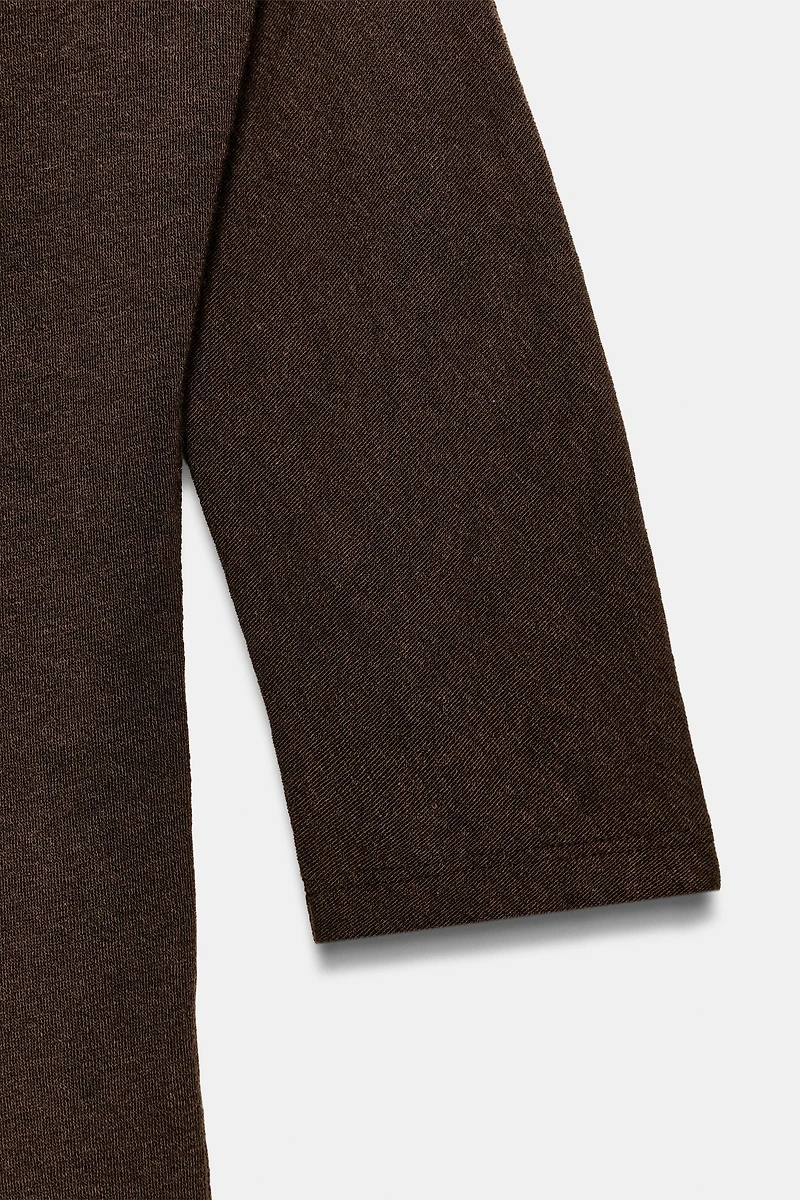 RUSTIC MOCK NECK BODYSUIT