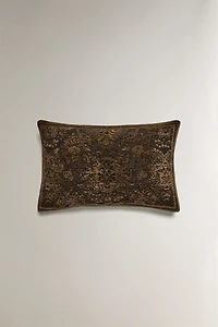 HOUSSE DE COUSSIN CHENILLE JACQUARD