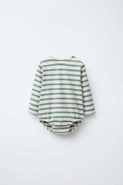 STRIPED BODYSUIT
