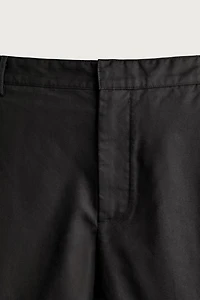 RELAXED FIT CULOTTE PANTS WITH SIDE PLEATS