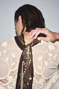 BEADED SEQUIN SCARF