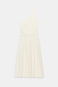 ASYMMETRIC TEXTURED DRESS