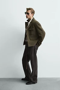 VESTE 100% LAINE POCHES LIMITED EDITION