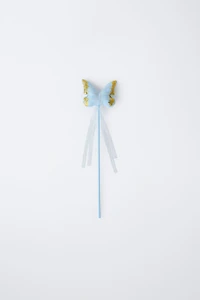 FOREST FAIRY BUTTERFLY TULLE GLITTER WAND COSTUME