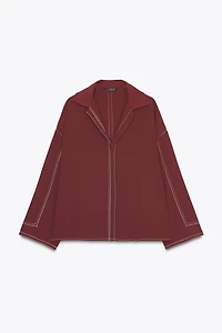 CHEMISE SURPIQÛRES CONTRASTANTES
