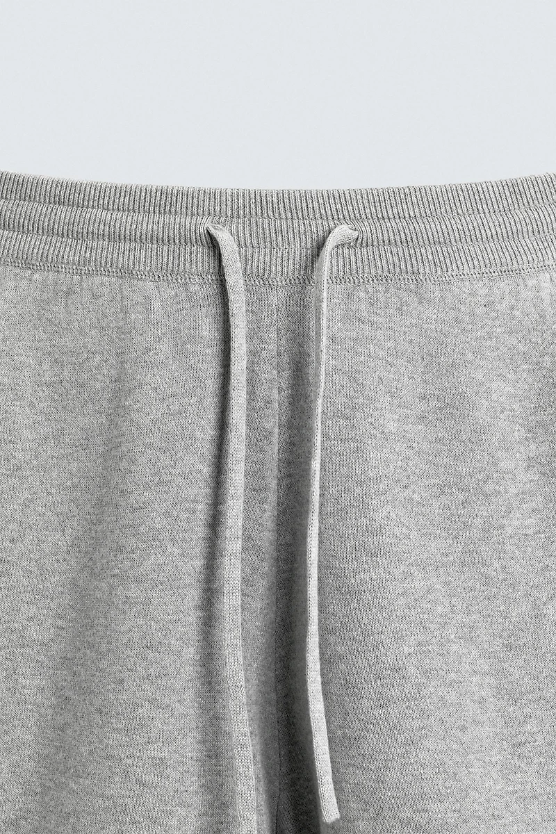 KNIT WIDE FIT PANTS