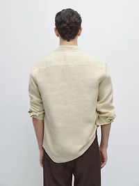 100% linen shirt