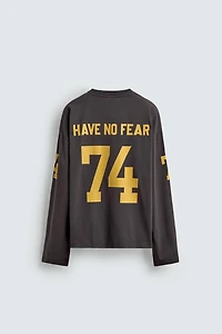 NUMBER PRINT T-SHIRT