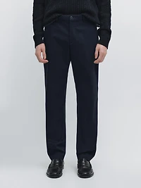 Pantalon slim en coton