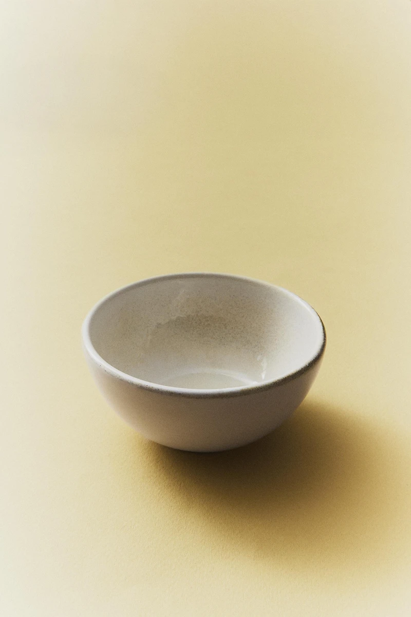 ECRU STONEWARE MINI BOWL