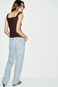 TOP BUSTIER EN MAILLE