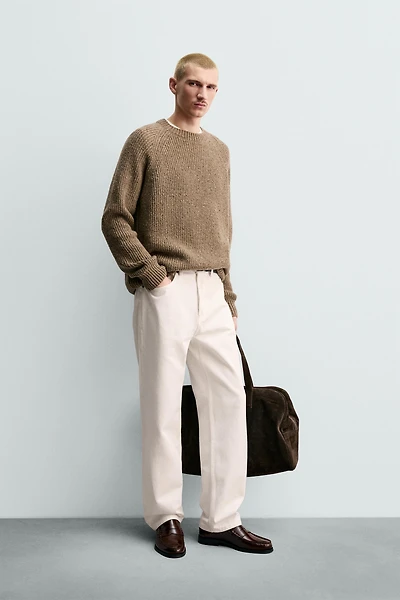 PURL KNIT FLECKED JUMPER ORIGINS