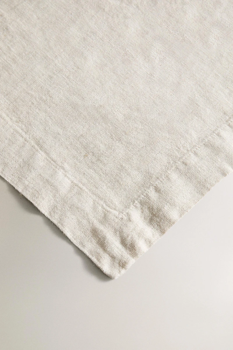 WASHED LINEN TABLECLOTH