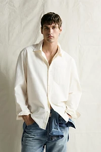 COTTON RELAXED-FIT SHIRT