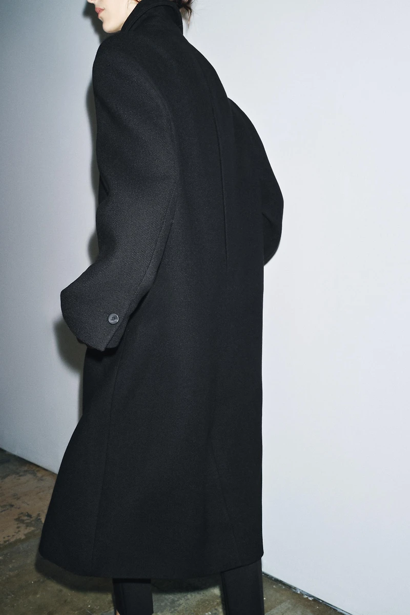 WOOL BLEND COAT ZW COLLECTION