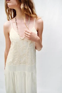 EMBROIDERED LINGERIE STYLE DRESS