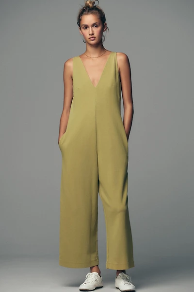 WASHED INTERLOCK JUMPSUIT