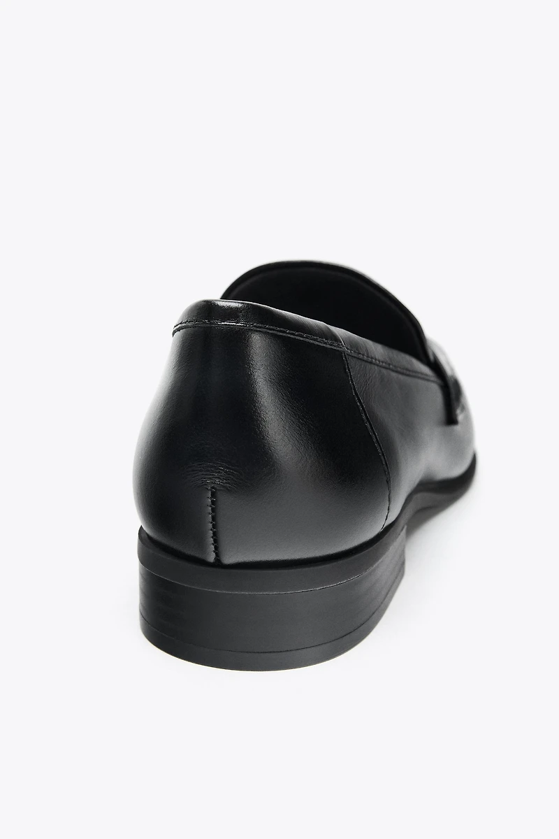 LEATHER LOAFERS