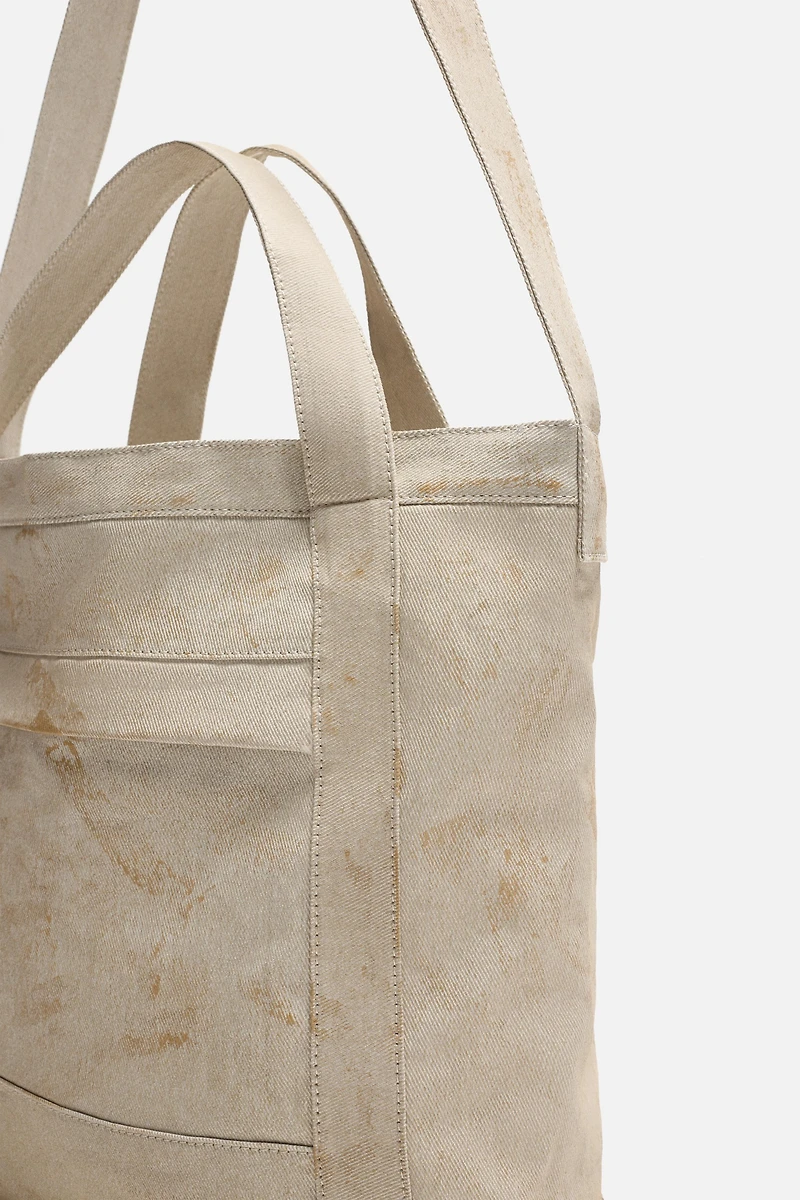 WOVEN SHOPPER BAG