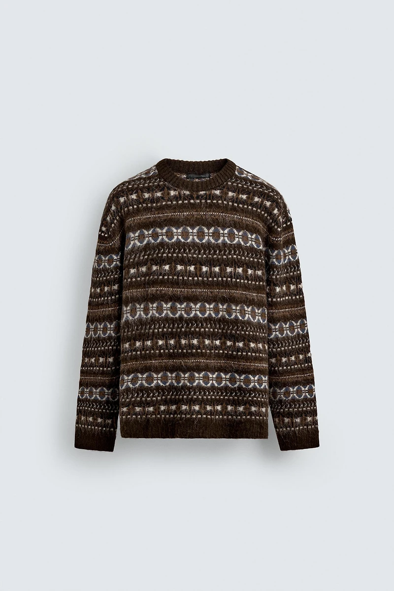 GEOMETRIC JACQUARD JUMPER
