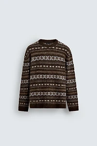 GEOMETRIC JACQUARD JUMPER