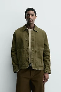 RELAXED FIT POCKET OVERSHIRT