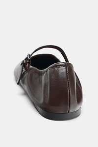 SOFT LEATHER BALLET FLATS