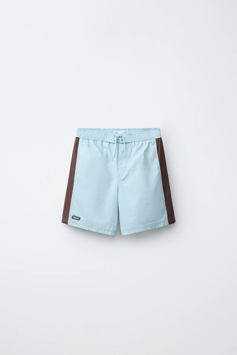 6-14 YEARS / COLORBLOCK SWIM SHORTS PUKAS SURF