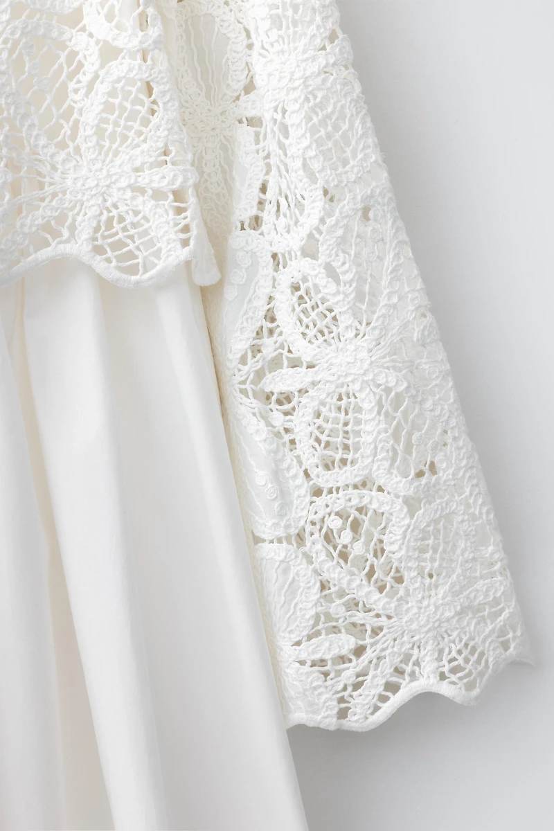 DOUBLE COMBINATION LACE DRESS