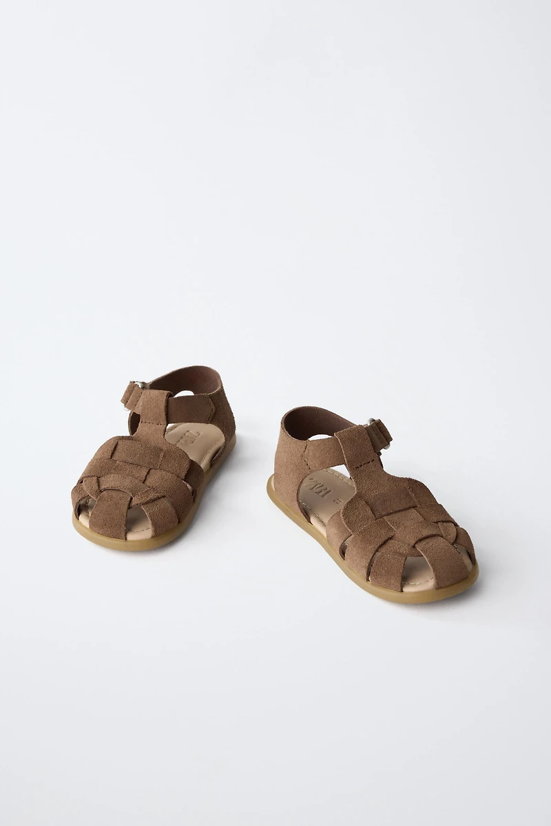 BAREFOOT LEATHER FISHERMAN SANDALS