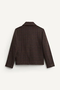 LIMITED EDITION PLAID BLAZER