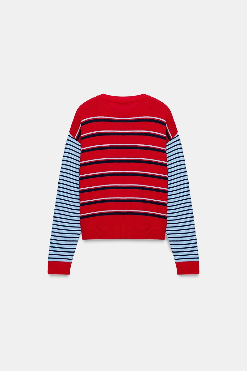 STRIPED CARDIGAN