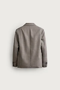 REGULAR FIT WOOL SUIT BLAZER