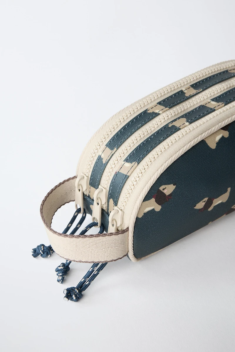 DOG PRINT POUCH