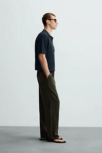 POLO MAILLE STRUCTURE VERTICALE