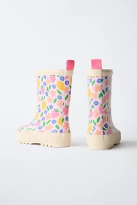 PRINTED RAIN BOOTS
