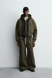 NEOPRENE EFFECT BOXY FIT JACKET