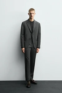 HERRINGBONE SUIT BLAZER