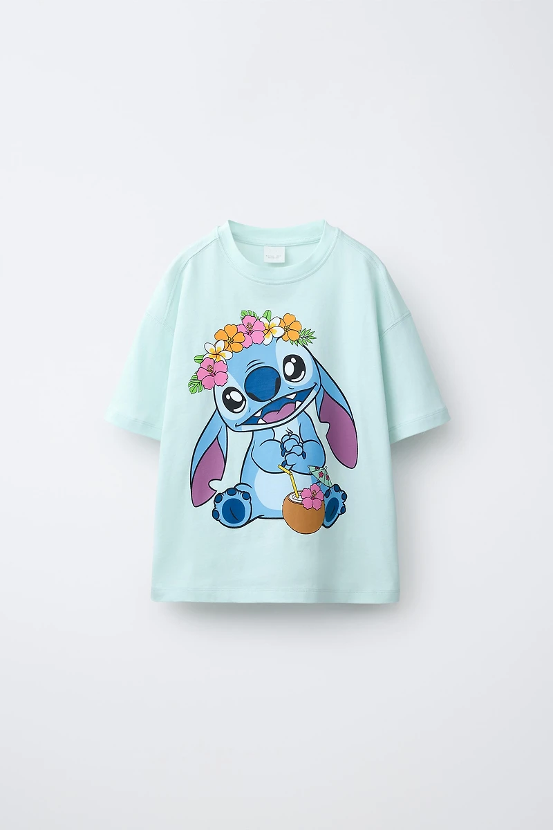 T-SHIRT IMPRIMÉ LILO & STITCH © DISNEY