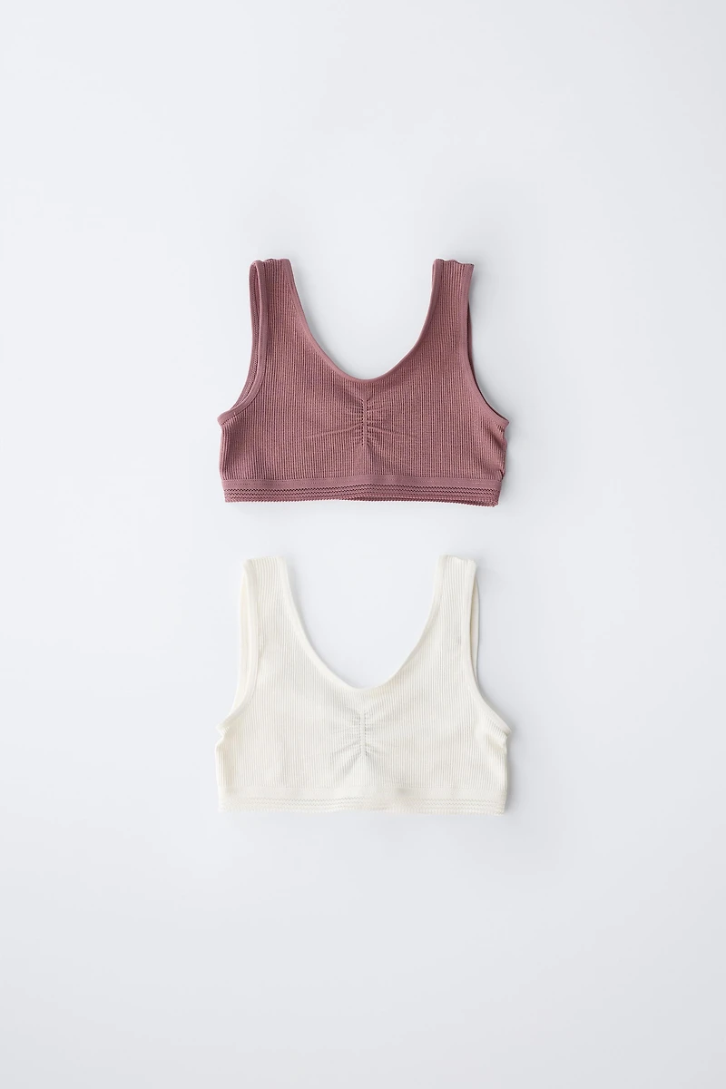 AGES 8-14 / TWO-PACK OF SEAMLESS TOPS