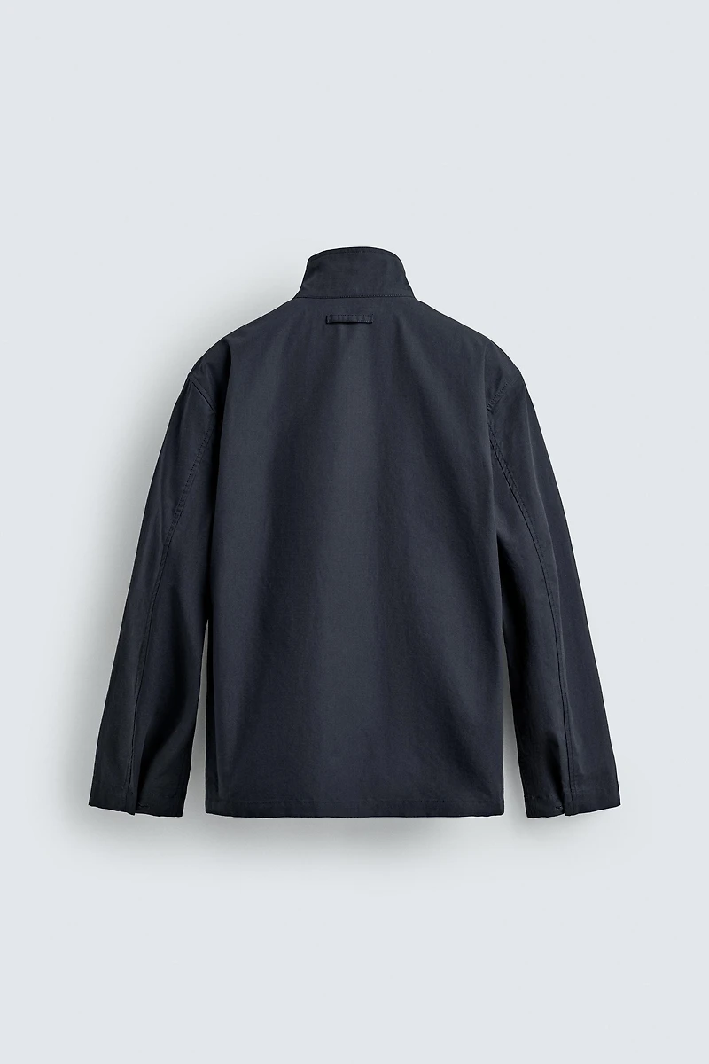 STRUCTURED POCKET OVERSHIRT