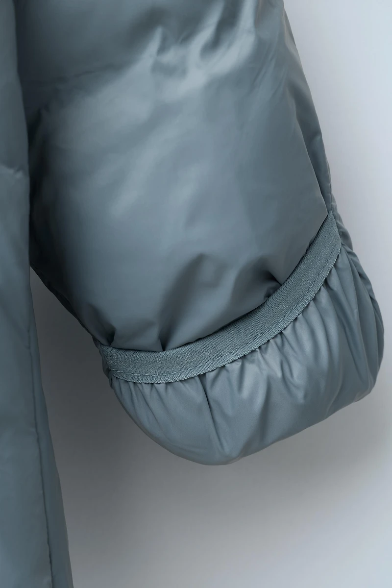 CONVERTIBLE NYLON FOOTIE ROMPER