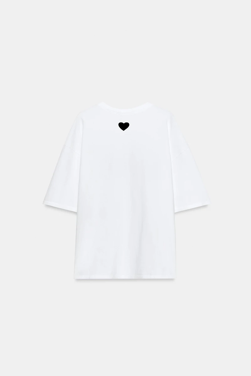 OVERSIZED TEXT T-SHIRT