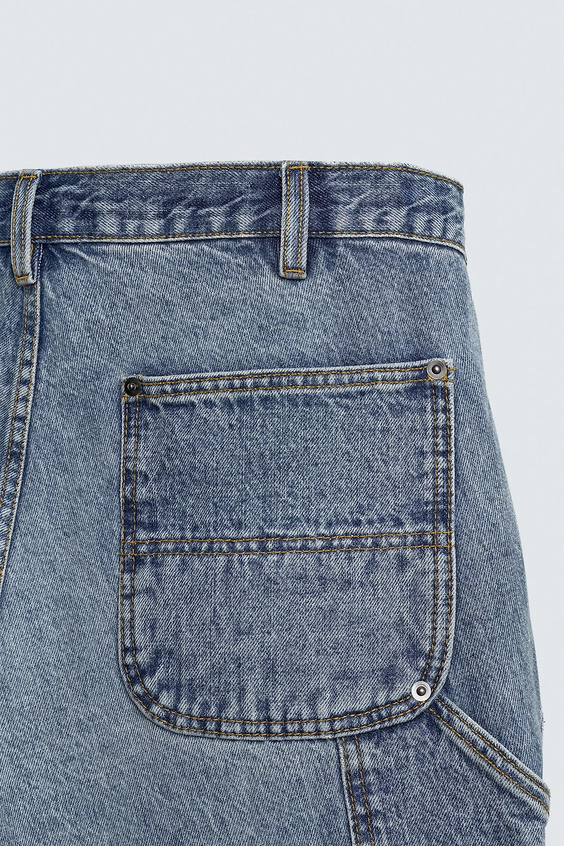 RELAXED FIT CARPENTER POCKET JEANS